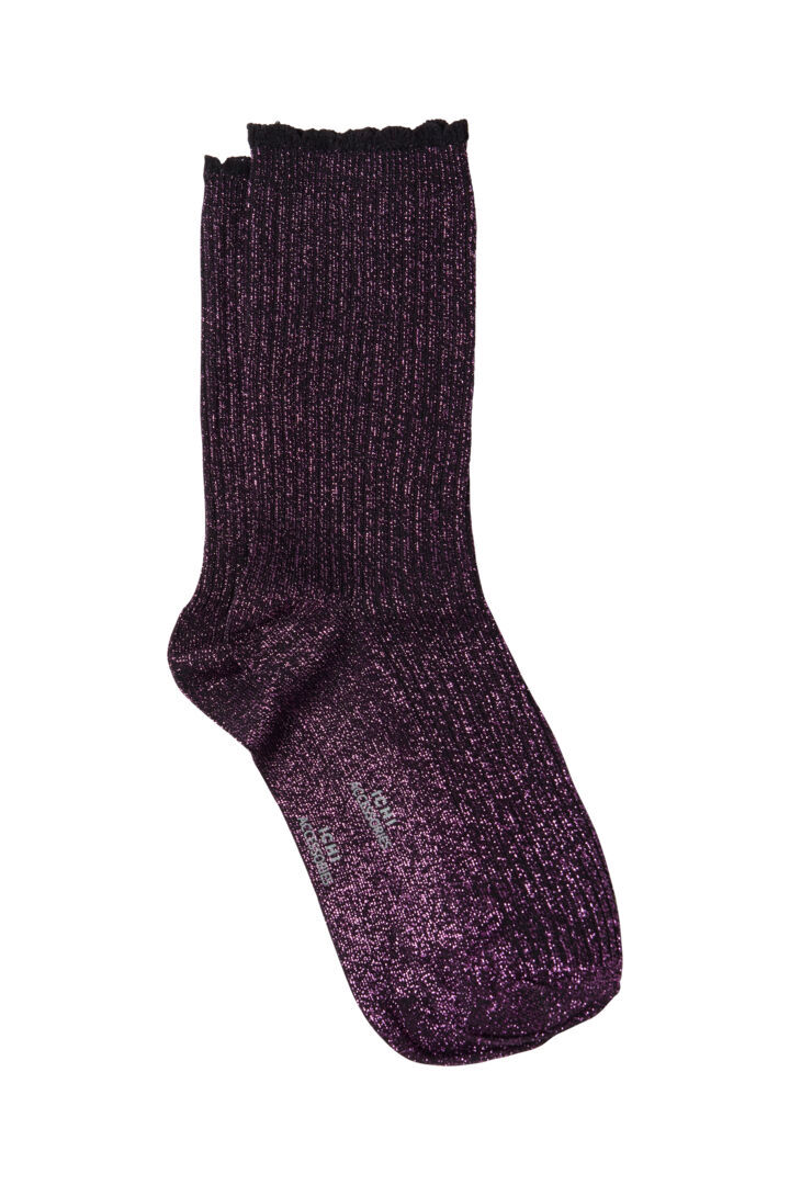sokken iasaffi purple glitter ichi