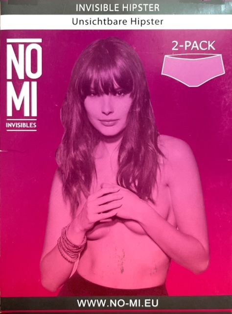 no-mi invisible hipster nude 2-pack